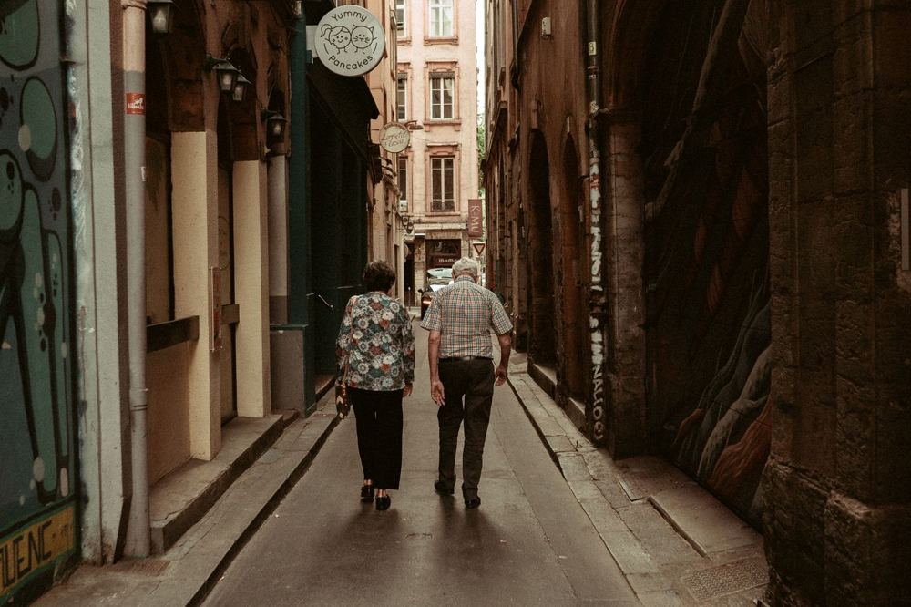 Ruelle historique et étroite du Vieux Lyon
